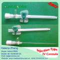 Disposable IV Cannula with Injection Port